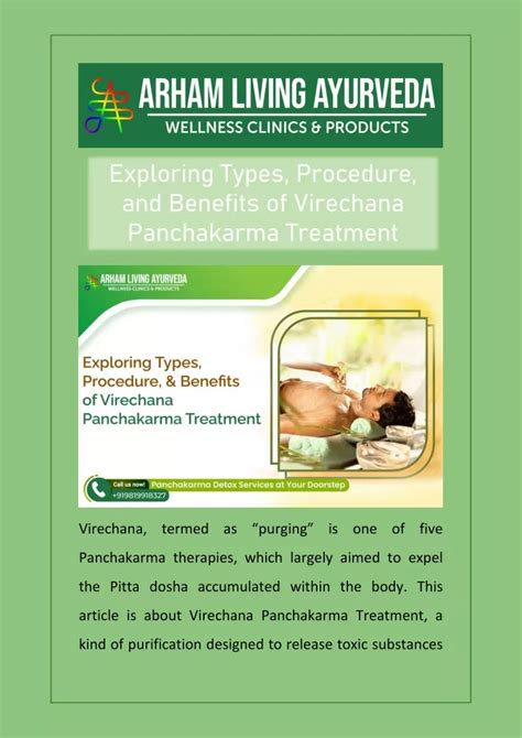 verechan|Virechana Treatment in Ayurveda: Procedure and。